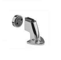 Prendedor fixador trava porta magnético 808 imab cromado cr imã forte piso e parede c/ buchas e parafusos