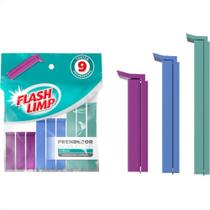 Prendedor Flash Limp Para Embalagens Pacote Com 9 Pecas - Lav3796 Prendedor Flash Limp Para Embalagens Pacote Com 9 Pecas - Lav3796