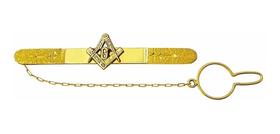 Prendedor Gravata Camisa Maçom Pingente 5.8 Cm Ouro 18k K530 Prendedor Gravata Camisa Maçom Pingente 5.8 Cm Ouro 18k K530