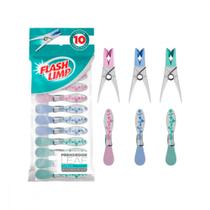 Prendedor Leaf Flash C/10-Lav3789