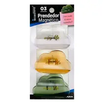 Prendedor Magnético Kit 30 Imã Geladeira Prendedor Recados