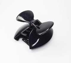 Prendedor Medio 7,0x4,0cm Preto De Acetato Musa Kalliopi