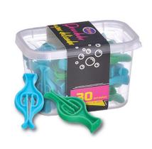 Prendedor Multiuso Resistente Com 30 Unidade E Pote 600 ml Prendedor Multiuso Resistente Com 30 Unidade E Pote 600 ml