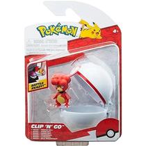 Prendedor N Go Pokémon Magby Premier Ball Jazwares Pkw3139