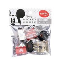 Prendedor P/papel Binder Molin 25mm Mickey Mouse 06 unidades