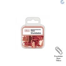 Prendedor Papel 19mm Rose c/12 Unidades - Tilibra