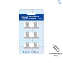Prendedor Papel 31mm Transparente - Tilibra