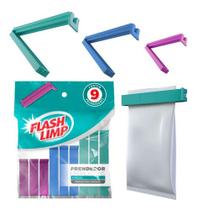 Prendedor para Embalagens c/ 9 unid - Flash Limp