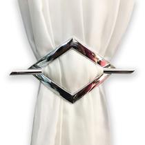 Prendedor Presilha de Cortina Cromado - 10 Unidades