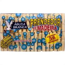 Prendedor Roupa Madeira Aguia Br C/36 Prendedor Roupa Madeira Aguia Br C/36