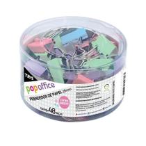 Prendedor Tris Binder Clips 25 mm 48 Un Pastel 602813
