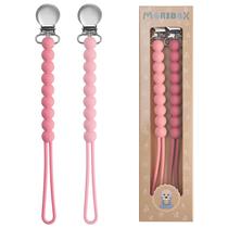 Prendedores de Chupeta MORIBOX 23 cm Livre de BPA 2 Unidades Prendedores de Chupeta MORIBOX 23 cm Livre de BPA 2 Unidades