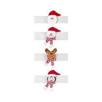 Prendedores De Cortina De Bonecos De Desenho Animado De Natal, Clipes De Fivela Para Pendurar,