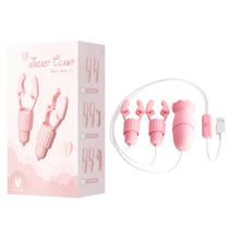 Prendedores de Mamiloscom Cápsula vibratória + Estimulador