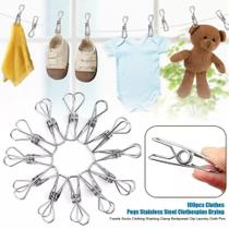 Prendedores De Roupa De Inox - 25 Prendedores 100% Inox