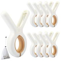 Prendedores de roupa pequenos de plástico PAMISO, 9 peças de clipes de aderência forte Prendedores de roupa pequenos de plástico PAMISO, 9 peças de clipes de aderência forte