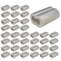 Prensa Cabo em Alumínio Alloy 1/4 para Cabo de Aço 50 Un Prensa Cabo em Alumínio Alloy 1/4 para Cabo de Aço 50 Un