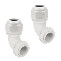 Prensa-cabo LeMotech M32 ajustável 90 18-25 mm em nylon Prensa-cabo LeMotech M32 ajustável 90 18-25 mm em nylon