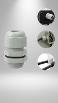 Prensa Cabo M25x1,5 Cinza 13-18mm IP68 - Kit 10 Un.
