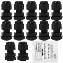 Prensa-cabo MAKERELE ajustável 3-6,5 mm à prova dágua 12 peças Prensa-cabo MAKERELE ajustável 3-6,5 mm à prova dágua 12 peças