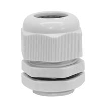 Prensa Cabo PG21 Rosca PVC P/ Cabo 13 á 18mm Cinza Elitek