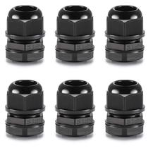 Prensa-cabo QILIPSU 3/4" NPT impermeável IP68 em nylon, 6 peças Prensa-cabo QILIPSU 3/4" NPT impermeável IP68 em nylon, 6 peças