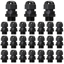 Prensa-cabos Wocloer 3/8" NPT IP68 à prova dágua, 24 peças