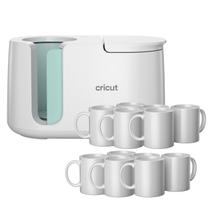 Prensa de canecas Cricut Mug Press + 12 canecas em branco (355 ml cada)
