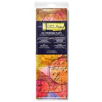 Prensa de gel Rubber Stamp Petites 3", retângulo oval hexagonal Prensa de gel Rubber Stamp Petites 3", retângulo oval hexagonal