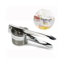 Prensa de moagem de batata em aço inoxidável 30cm x 8cm Prensa de moagem de batata em aço inoxidável 30cm x 8cm