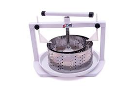 Prensa de queijo pintada formas redonda