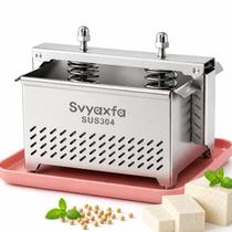Prensa de Tofu Svyaxfa em Aço Inoxidável para Fabricação de Queijo Prensa de Tofu Svyaxfa em Aço Inoxidável para Fabricação de Queijo