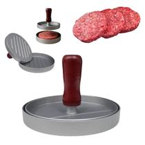 Prensa Manual Modeladora Para Hambúrguer Caseiro Artesanal Gourmet Forma Molde 12cm Ideal Para Lanche de Carne Frango Vegano