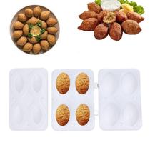 Prensa manual para bolo de carne Meatball Mold Tissting Kibbeh 4 Grids