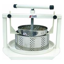 Prensa Manual Queijo Colonial Artesanal 2 Forma Inox Redonda