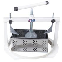 Prensa Manual Queijo Colonial Artesanal 2 Forma Inox Retangular