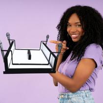 Prensa Para Blocagem Modelo Retrato Branca - Papelaria Prensa Para Blocagem Modelo Retrato Branca - Papelaria