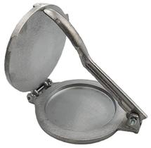 Prensa para hambúrguer e gorditas em alumínio fundido 12 cm 700 g Prensa para hambúrguer e gorditas em alumínio fundido 12 cm 700 g