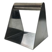 PRENSA SMASH BURGUER E BIFE EM INOX PROFISSIONAL 11x11x12CM PRENSA SMASH BURGUER E BIFE EM INOX PROFISSIONAL 11x11x12CM