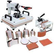 Prensa Térmica 10 em 1 Sublimação 29x38cm Camiseta Caneca Bone Prato
