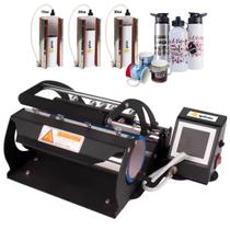 Prensa Térmica Dupla TPfoto SY220 para Canecas, Squeezes e Copos 220V