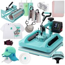 Prensa Térmica SmarketBuy 15x15 Polegadas 8 em 1 110V para Sublimação Prensa Térmica SmarketBuy 15x15 Polegadas 8 em 1 110V para Sublimação