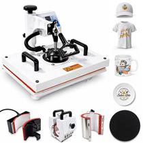 Prensa Térmica Sublimação 6 em 1 38x29cm Plana Camiseta Canecas Boné Prato Prensa Térmica Sublimação 6 em 1 38x29cm Plana Camiseta Canecas Boné Prato