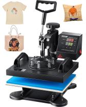 Prensa térmica VEVOR 12x10in Clamshell Sublimation 650W 110V
