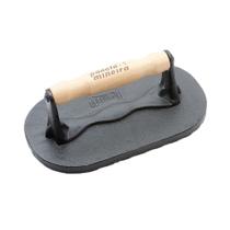 Prensador oval cabo de madeira 18,5x11,5cm - Panela Mineira Prensador oval cabo de madeira 18,5x11,5cm - Panela Mineira