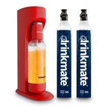 Preparador de Bebidas com Gás DrinkMate OmniFizz, Garrafa de 1 L, 2 Cilindros de CO2, Kit para 60 L Preparador de Bebidas com Gás DrinkMate OmniFizz, Garrafa de 1 L, 2 Cilindros de CO2, Kit para 60 L