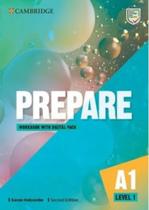 Prepare! 1 wb with digital pack 2ed - CAMBRIDGE
