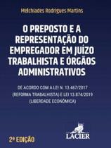 Preposto e a representacao do empregador em juizo - LACIER - CAMPINAS Preposto e a representacao do empregador em juizo - LACIER - CAMPINAS