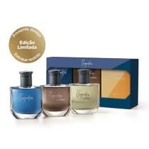 Presente Biografia Masculino Trio Miniaturas - 25ml cada Presente Biografia Masculino Trio Miniaturas - 25ml cada