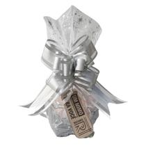 Presente Bomboniere de Vidro Potiche 150 ml com 3 Mini Sabonetes Peônia Dia das Mães Avós